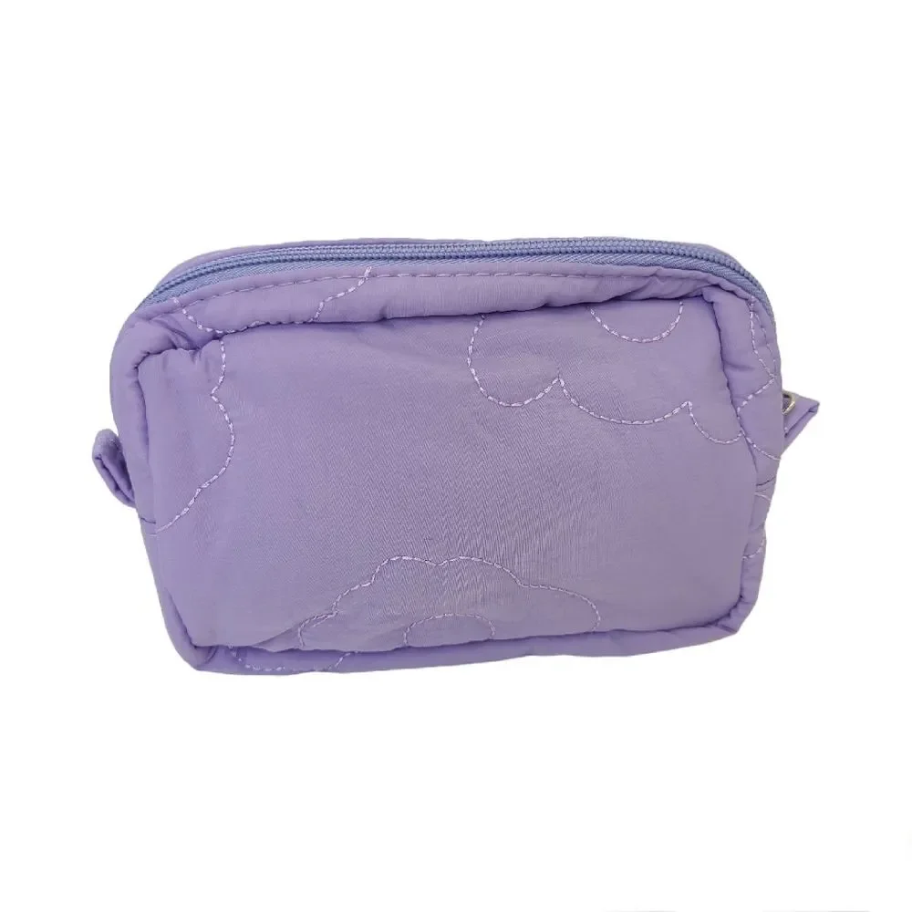 New Shein Soft Lilac Makeup Cosmetic Bag